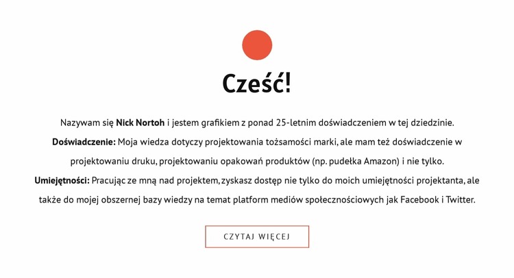 Cześć Szablon Joomla