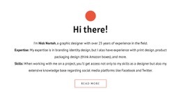Hi There - Beautiful Web Page Design