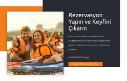 Rezervasyon Yapın Ve Keyfini Çıkarın Için Premium Açılış Sayfası