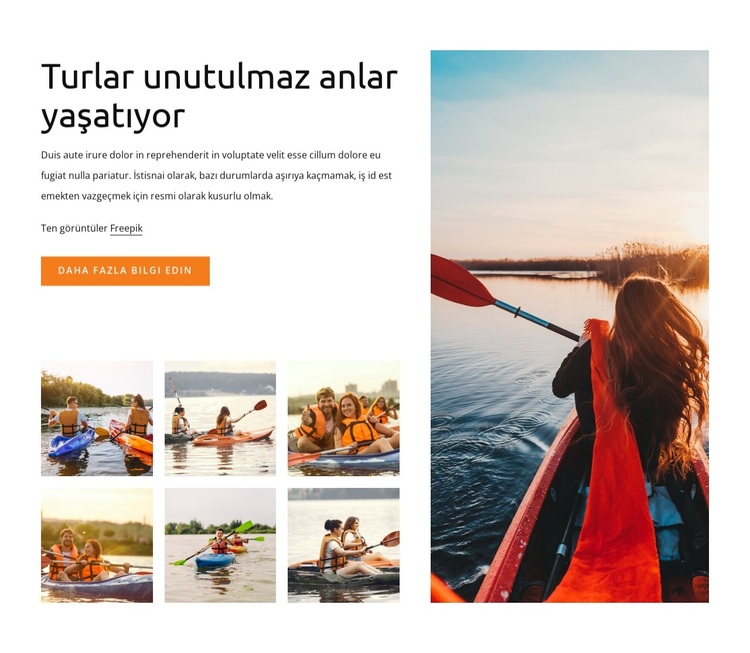 Unutulmaz anlar WordPress Teması