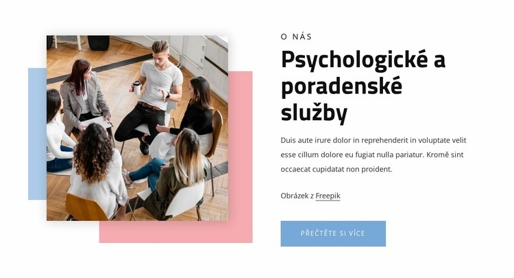 Psychologické služby Šablona CSS