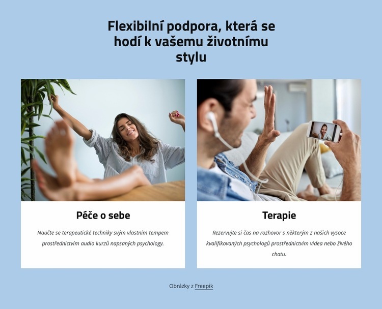 Flexibilní podpora, která se hodí k vašemu životnímu stylu Téma WordPress