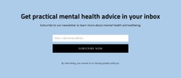 CSS Menu For Get Practical Mental Health Advice