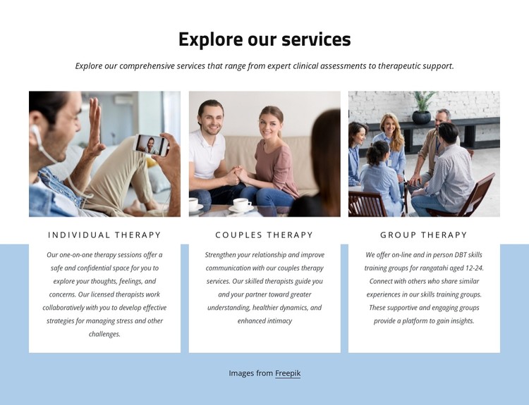 Couples and individual therapy CSS Template