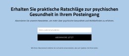 Holen Sie Sich Praktische Ratschläge Zur Psychischen Gesundheit – Ultimative Einseitenvorlage