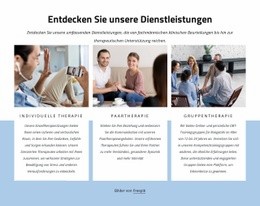 Paar- Und Einzeltherapie – Responsive Einseitenvorlage