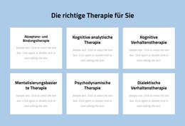 Moderne Evidenzbasierte Psychotherapie – Vorlage Für Website-Builder