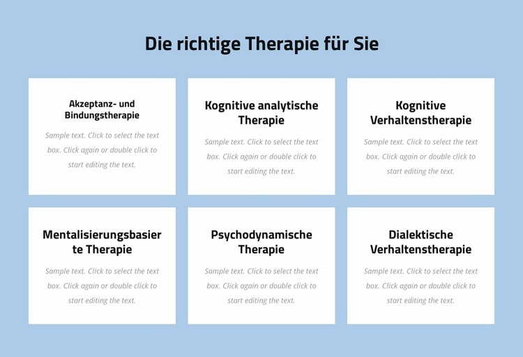 Moderne evidenzbasierte Psychotherapie Vorlage