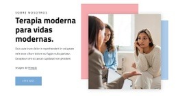 Diseño De Sitio Web Para Terapia Moderna Para Vidas Modernas.