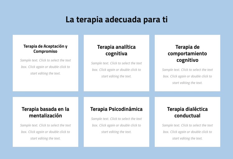 Psicoterapia moderna basada en la evidencia Plantilla HTML