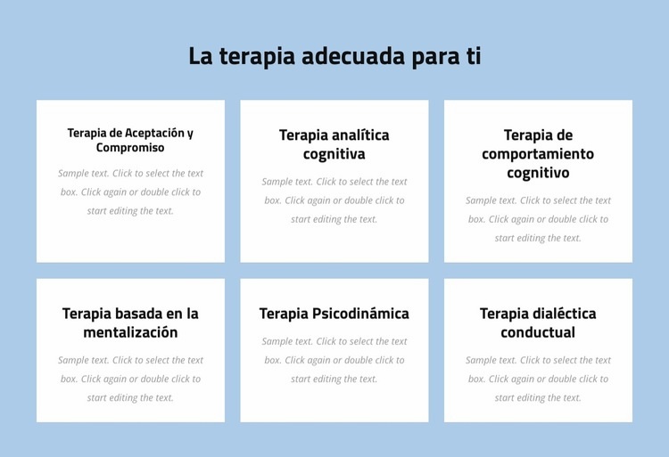 Psicoterapia moderna basada en la evidencia Plantilla