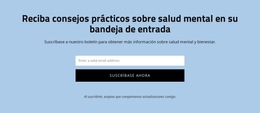 Obtenga Consejos Prácticos Sobre Salud Mental - Tema De Sitio Web Listo