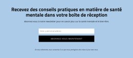 Obtenez Des Conseils Pratiques En Matière De Santé Mentale Modèle