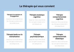 Psychothérapie Moderne Fondée Sur Des Preuves : Modèle De Site Web Simple