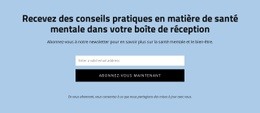 Obtenez Des Conseils Pratiques En Matière De Santé Mentale - Modèle Ultime D'Une Page