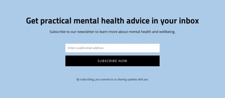 Get practical mental health advice Html Code Example