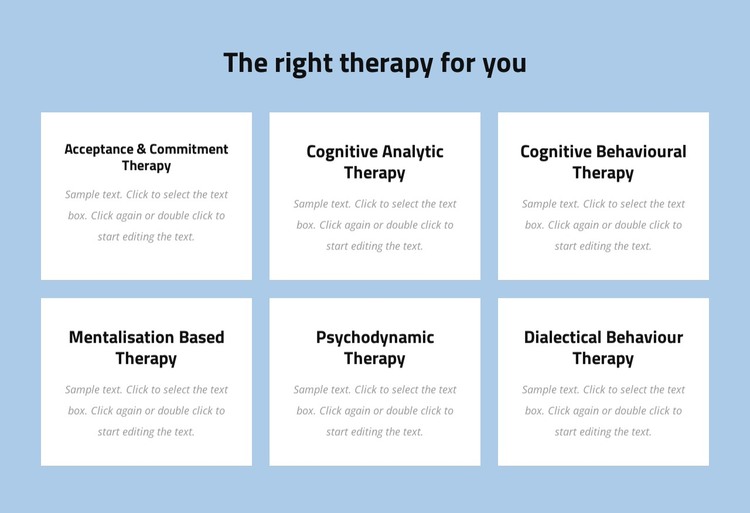 Modern evidence-based psychotherapy HTML Template