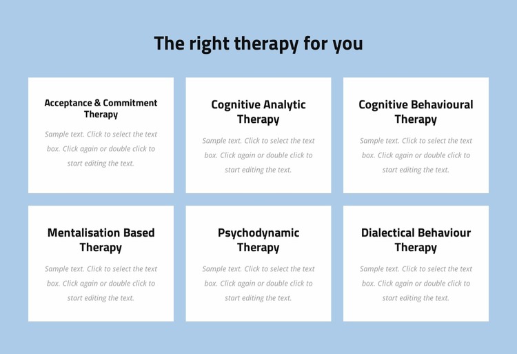 Modern evidence-based psychotherapy Html Website Builder