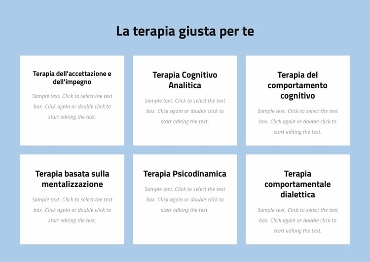 Psicoterapia moderna basata sull’evidenza Modello HTML5