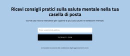 Ottieni Consigli Pratici Sulla Salute Mentale - Tema Del Sito Web Pronto