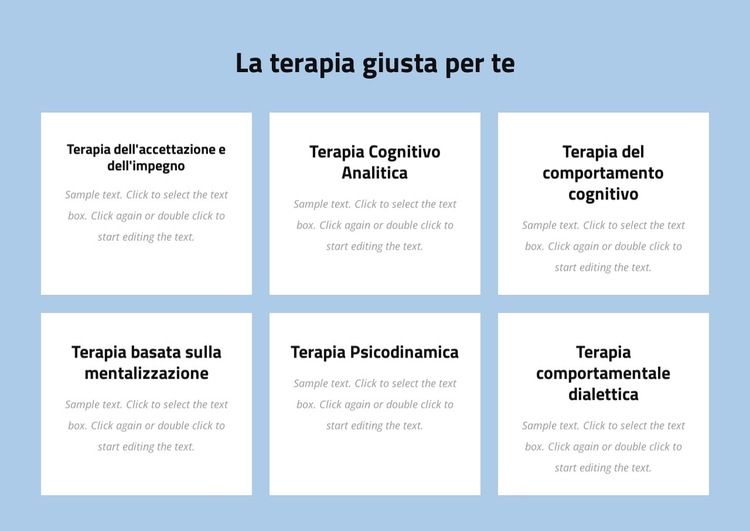 Psicoterapia moderna basata sull’evidenza Modello di sito Web