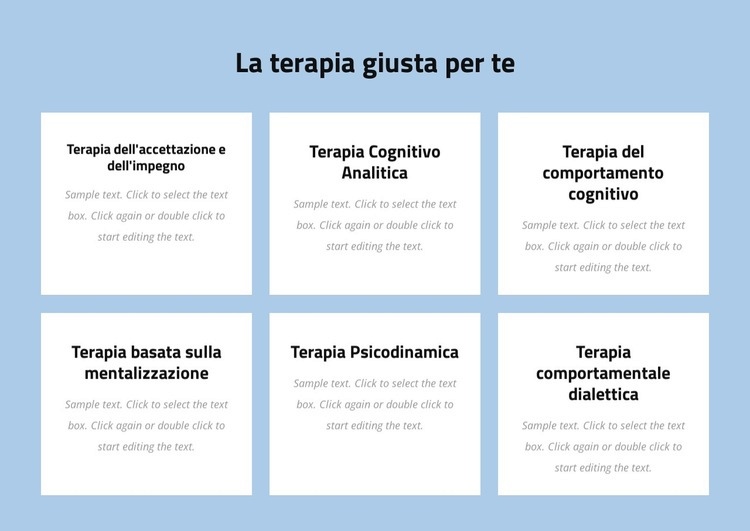 Psicoterapia moderna basata sull’evidenza Pagina di destinazione