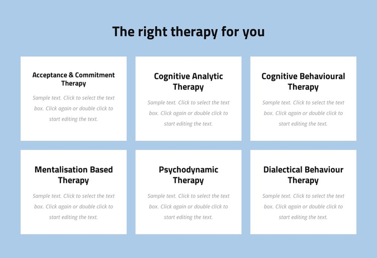 Modern evidence-based psychotherapy Joomla Page Builder