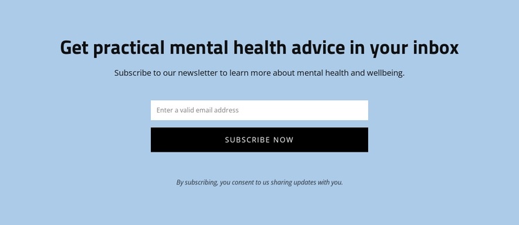 Get practical mental health advice Joomla Template