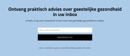 Krijg Praktisch Advies Over Geestelijke Gezondheid Sjabloon