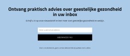 Krijg Praktisch Advies Over Geestelijke Gezondheid - Responsief Websiteontwerp