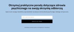 Uzyskaj Praktyczne Porady Dotyczące Zdrowia Psychicznego - Strona Docelowa Do Bezpłatnego Pobrania