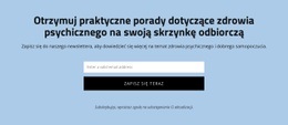 Uzyskaj Praktyczne Porady Dotyczące Zdrowia Psychicznego Szablon