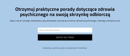 Uzyskaj Praktyczne Porady Dotyczące Zdrowia Psychicznego - Gotowy Motyw Strony