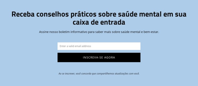 Obtenha conselhos práticos sobre saúde mental Template CSS