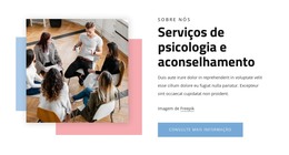 Serviços De Psicologia - Modelo De Página HTML