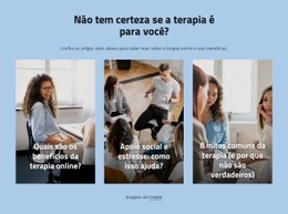 Métodos De Psicoterapia - Designer Da Página De Destino