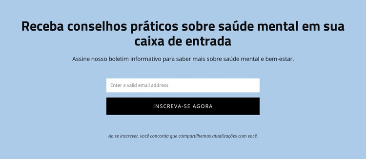 Obtenha conselhos práticos sobre saúde mental Tema WordPress