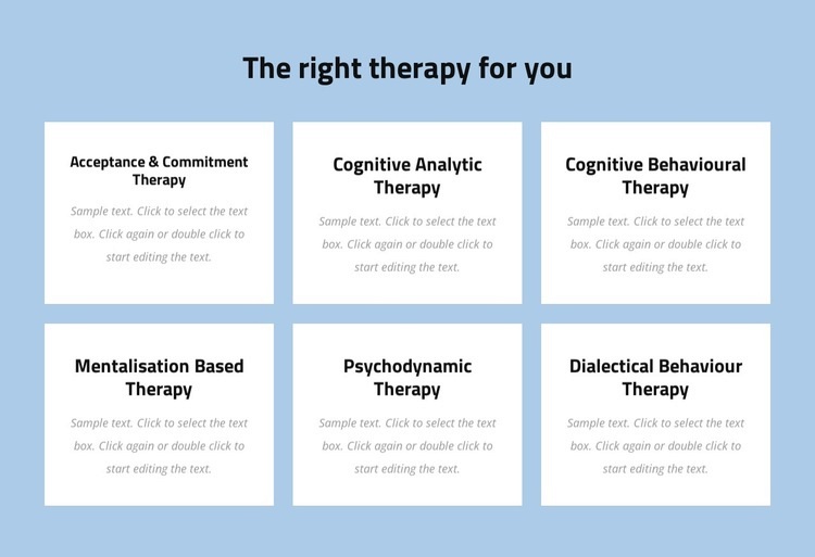 Modern evidence-based psychotherapy Squarespace Template Alternative