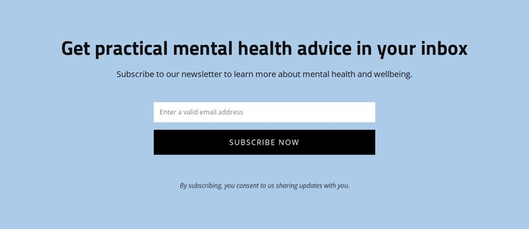 Get practical mental health advice Template