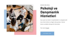 Psikoloji Hizmetleri Için Ücretsiz HTML