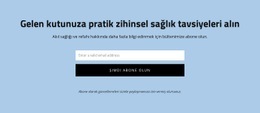 Pratik Zihinsel Sağlık Tavsiyeleri Alın Için Premium Web Sitesi Oluşturucu