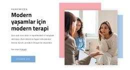 Modern Yaşamlar Için Modern Terapi Için Web Sitesi Tasarımı