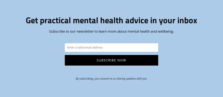 Get practical mental health advice Webflow Template Alternative