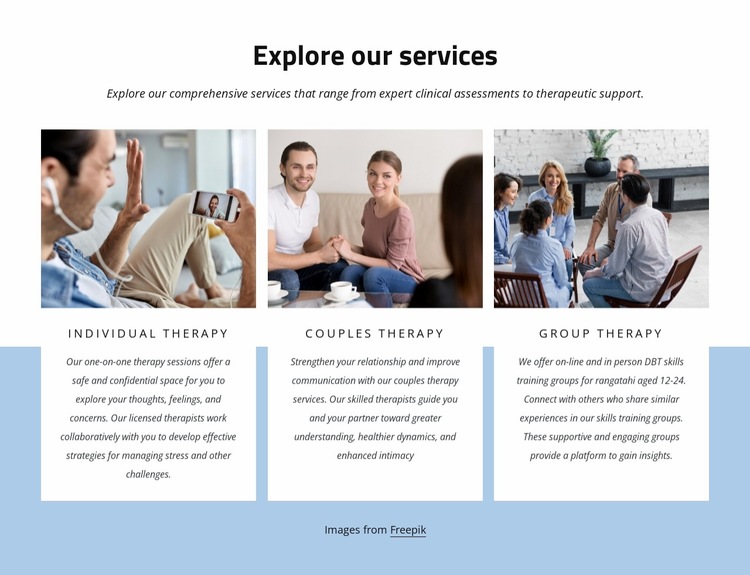 Couples and individual therapy Website Builder Templates