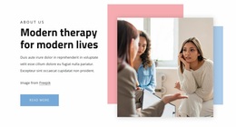 Modern Therapy For Modern Lives - Best Homepage Design