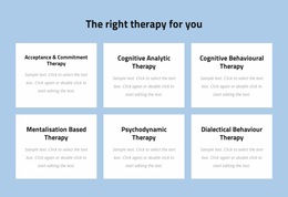 Modern Evidence-Based Psychotherapy - Beautiful Website Design