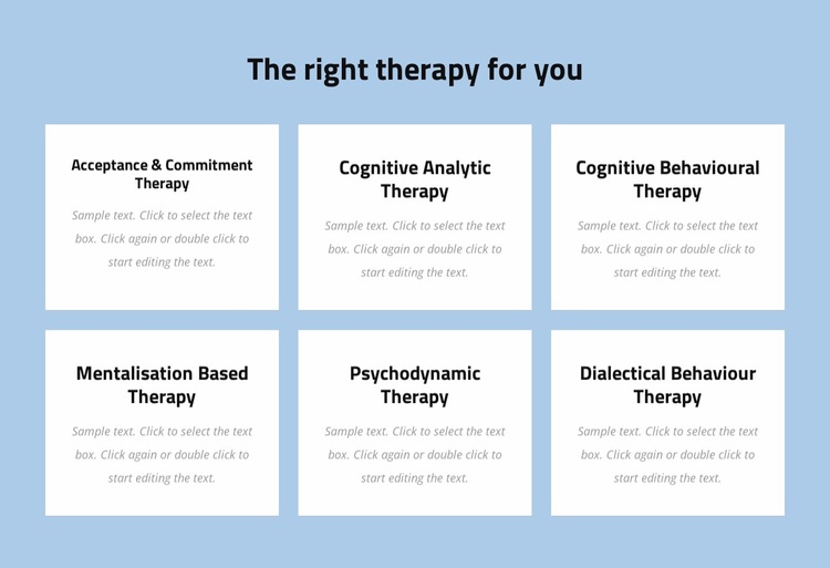 Modern evidence-based psychotherapy Website Design