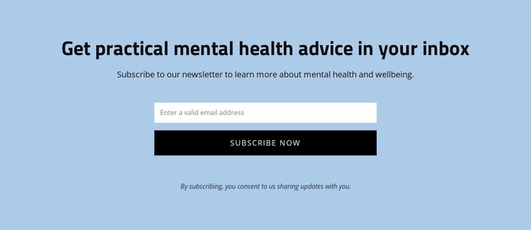 Get practical mental health advice Website Design