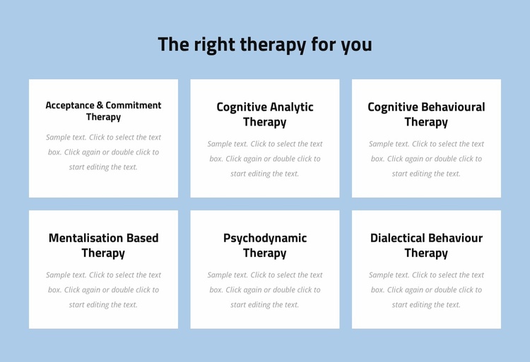 Modern evidence-based psychotherapy Website Template