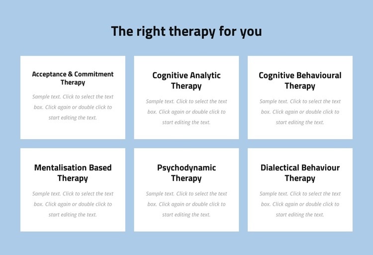 Modern evidence-based psychotherapy Wix Template Alternative